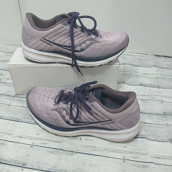 Saucony Ride 13 runners Size 9 Blush/ Dusk EXCELLENT CONDITION - Picture 3 of 10